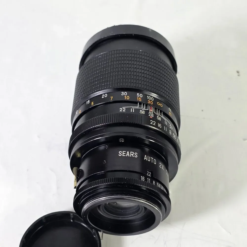 Hanimex Automatic Lens RARE 1:2.8 f=135mm-55mm W/Sears Auto Tele Converter